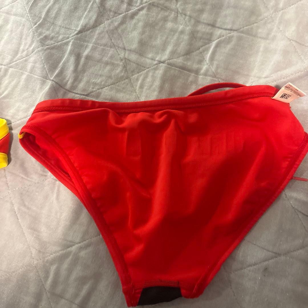 Speedo セパレート水着 レッド/イエロー