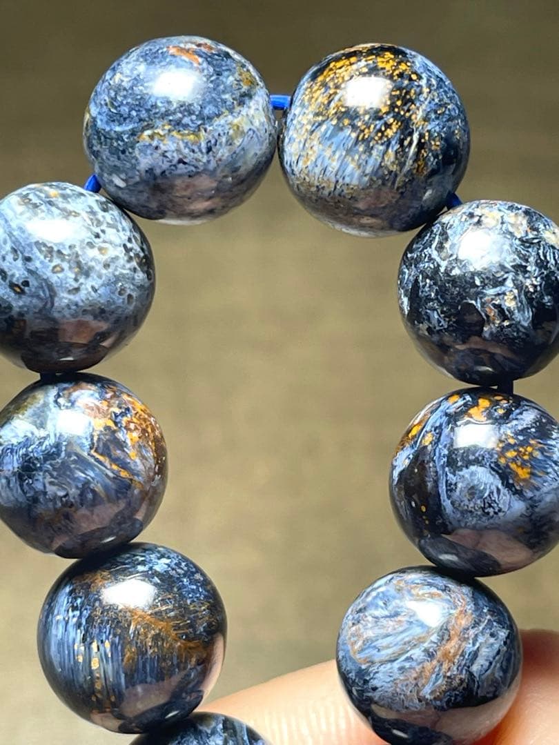 【新入荷】ブルーピーターサイトブレス10㎜（新品未使用）油絵　シャトヤンシー