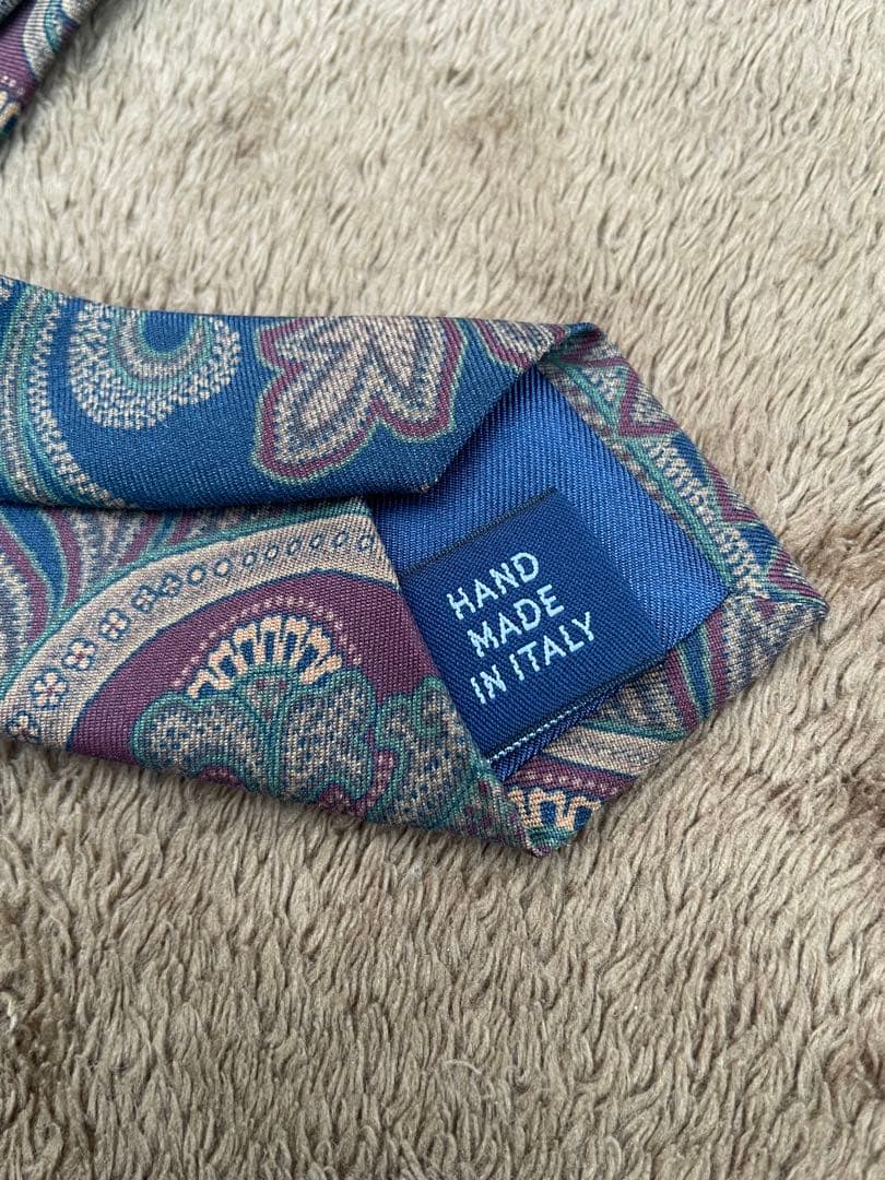 新品　タグ付　Polo by Ralph Lauren ペイズリー柄ネクタイ