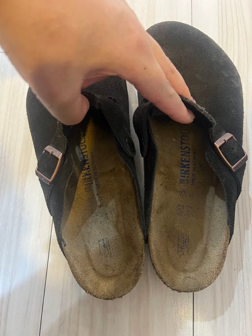 Birkenstock ダークブラウン クロッグサンダル 26cm