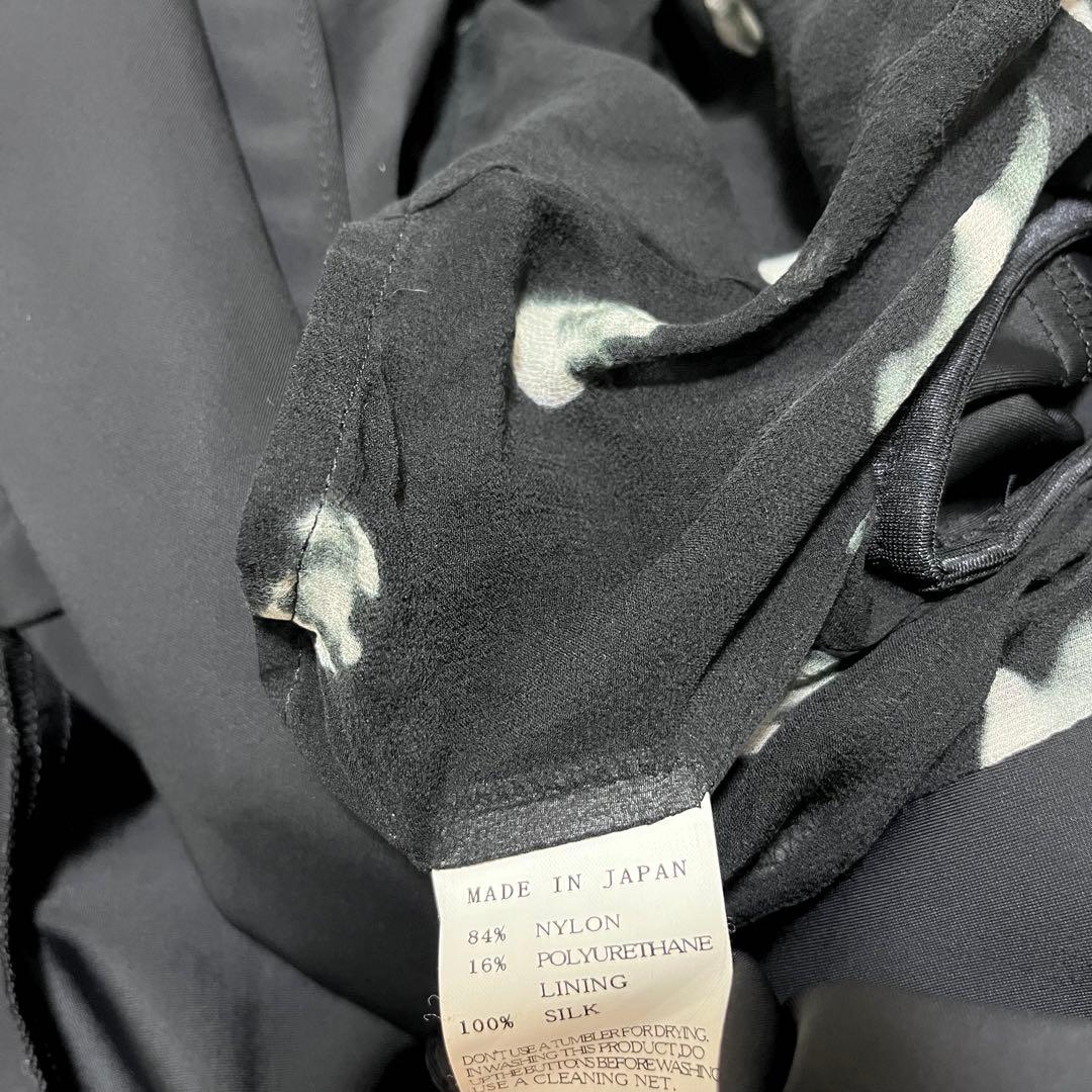 Re7k　　　ナイロン　燕尾　ジャケット　コート　ダブル　黒