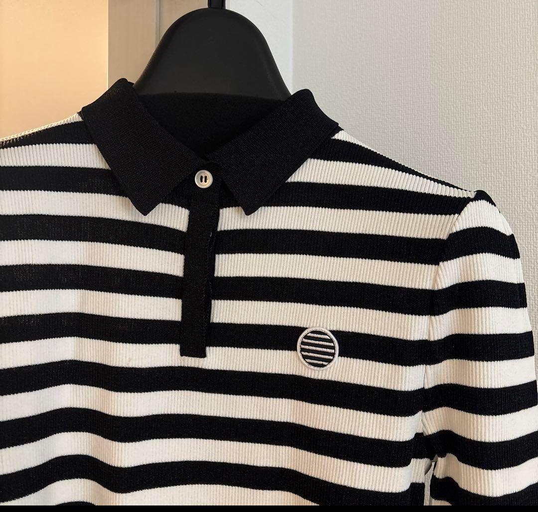 【限定SALE】BORDERS at BALCONY 長袖ポロシャツ