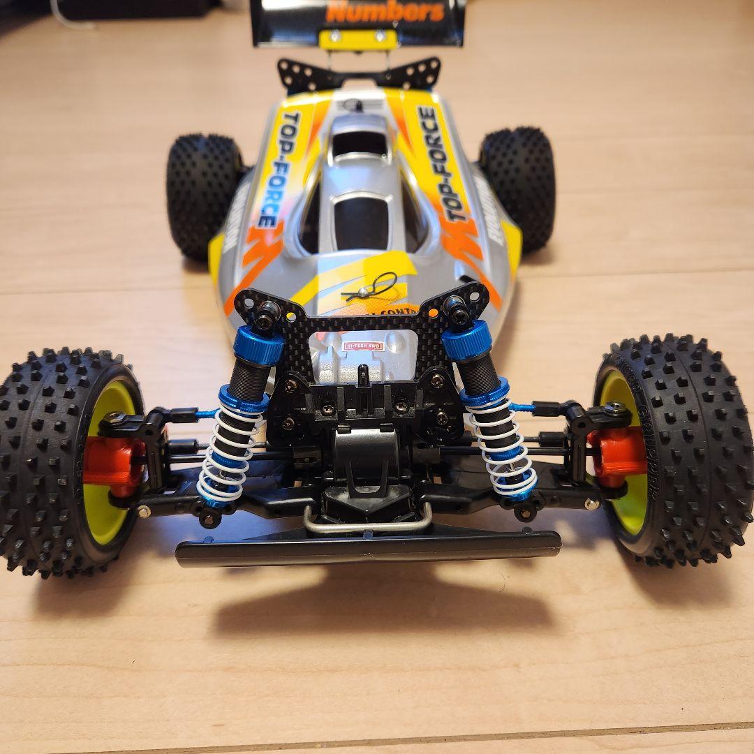 【美品】タミヤ トップフォース メカ＆OPパーツ多数付 EVO仕様 プロポセット