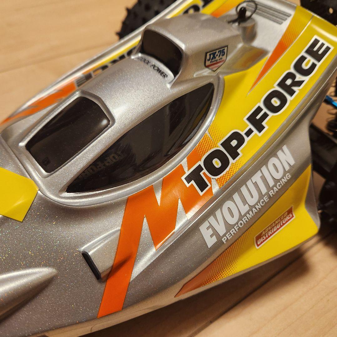 【美品】タミヤ トップフォース メカ＆OPパーツ多数付 EVO仕様 プロポセット