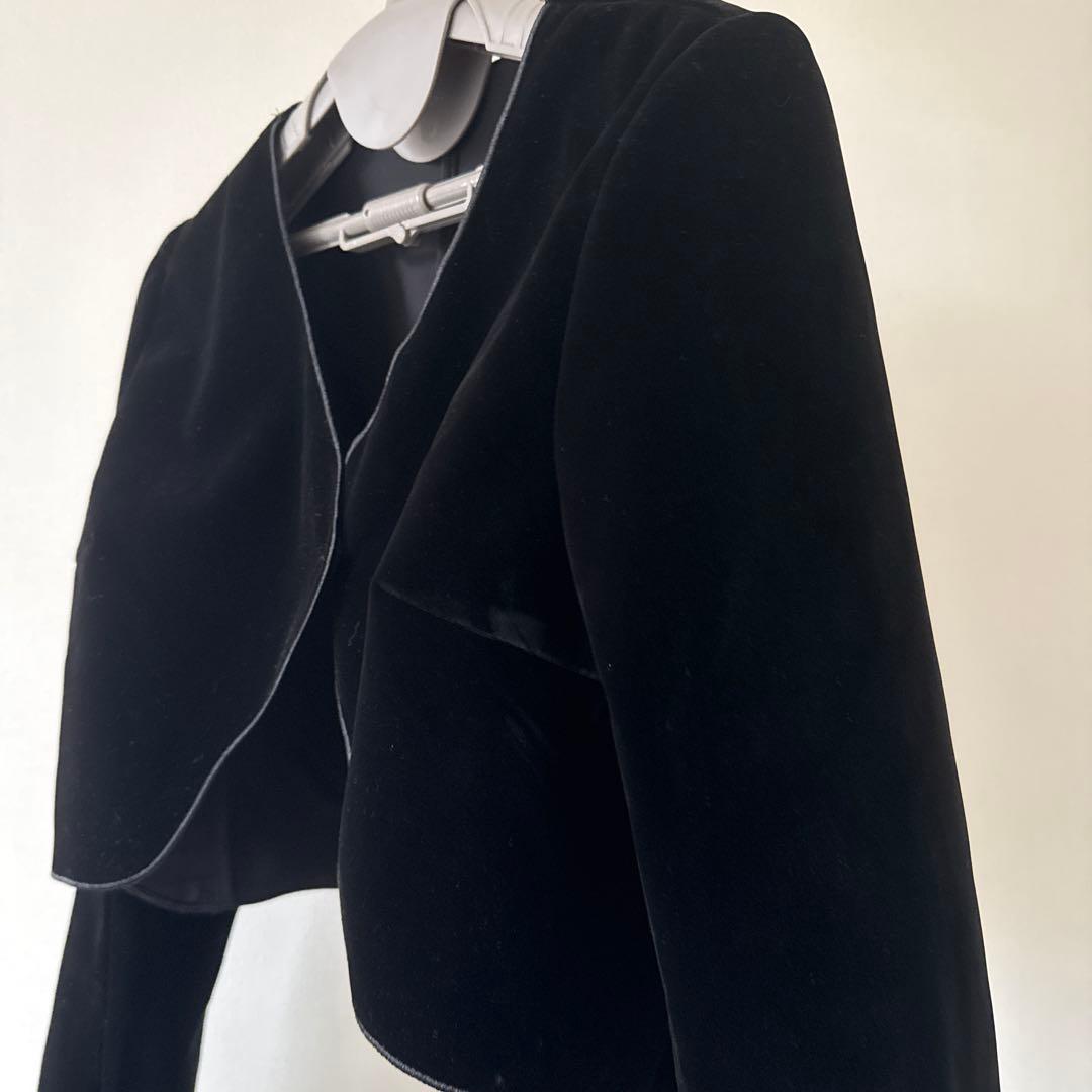 新品 ニュアンスウェーブ ベルベット ジャケット anuans