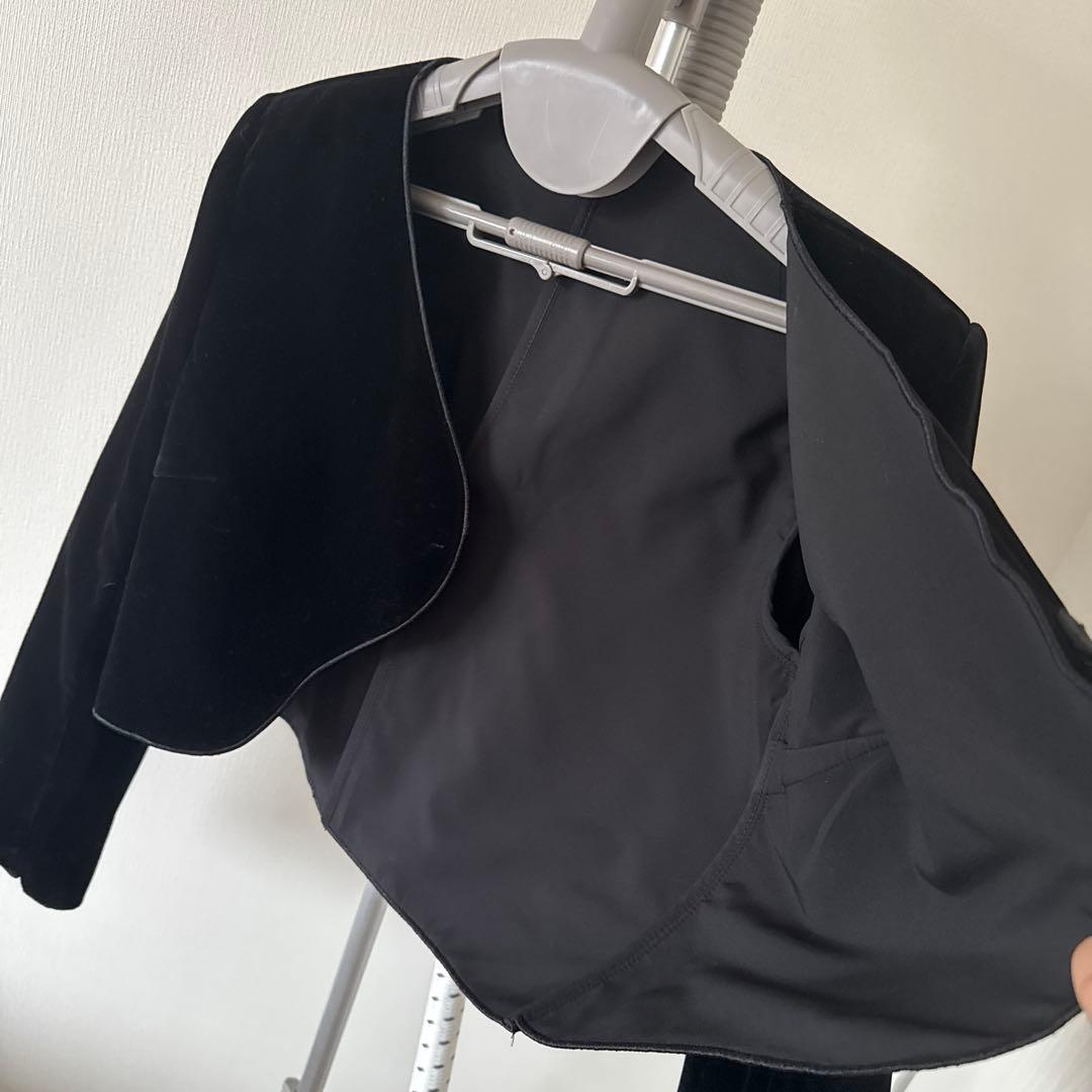 新品 ニュアンスウェーブ ベルベット ジャケット anuans