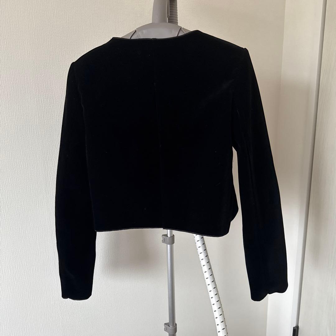 新品 ニュアンスウェーブ ベルベット ジャケット anuans