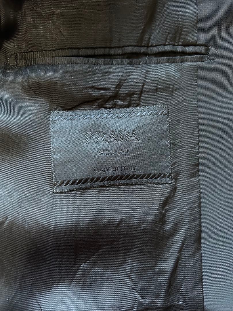 スーツ 1996aw prada jacket&slacks black(52)