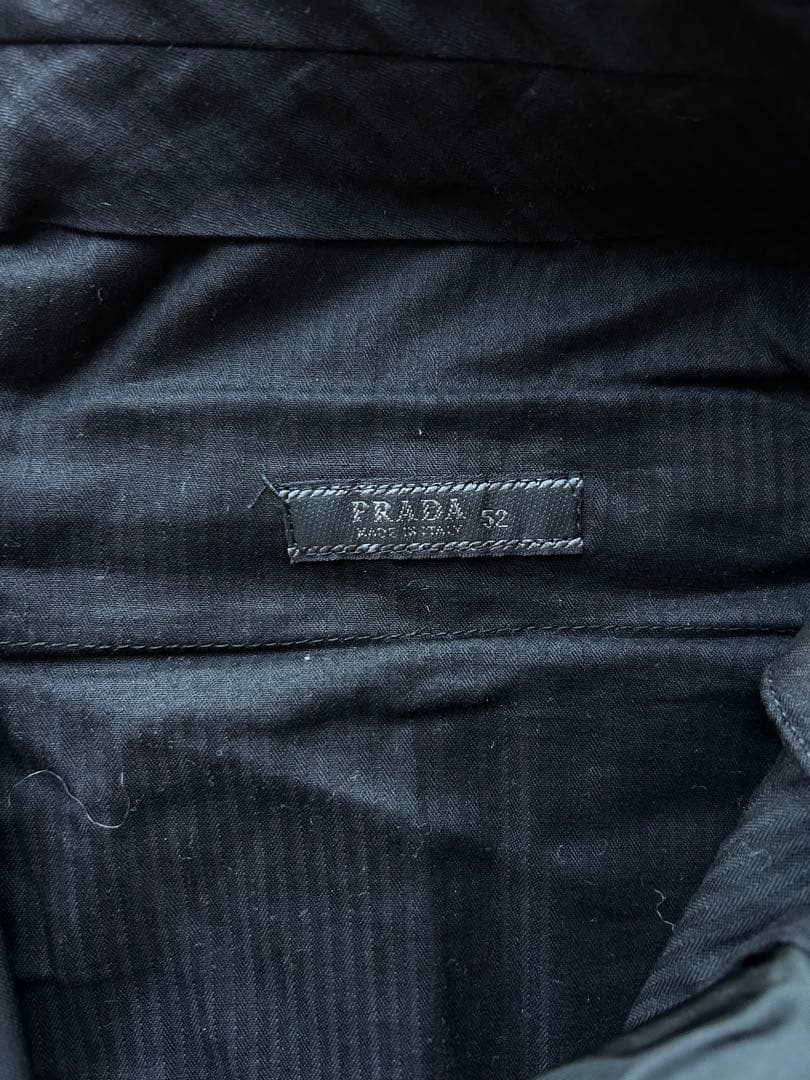 スーツ 1996aw prada jacket&slacks black(52)