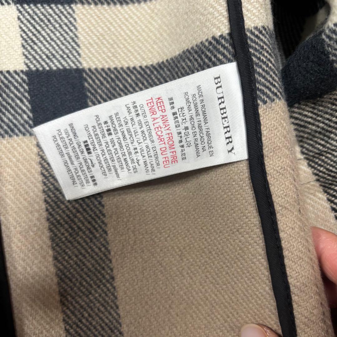 美品！バーバリー定番のダッフルコート