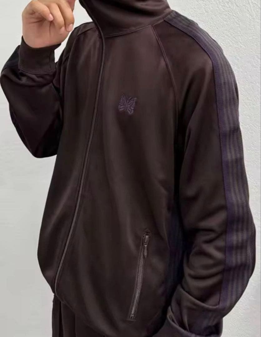 【正規品】Needles トラックジャケット 24AW ダークブラウン XS