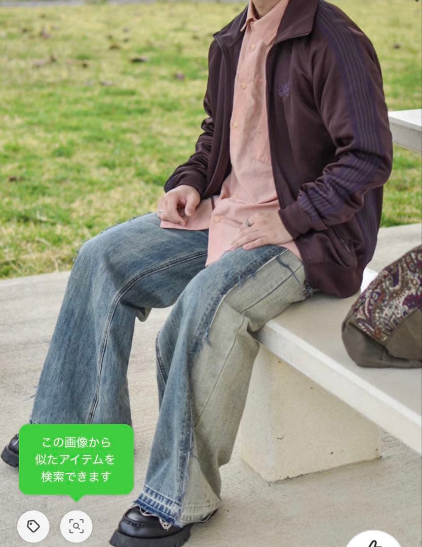 【正規品】Needles トラックジャケット 24AW ダークブラウン XS