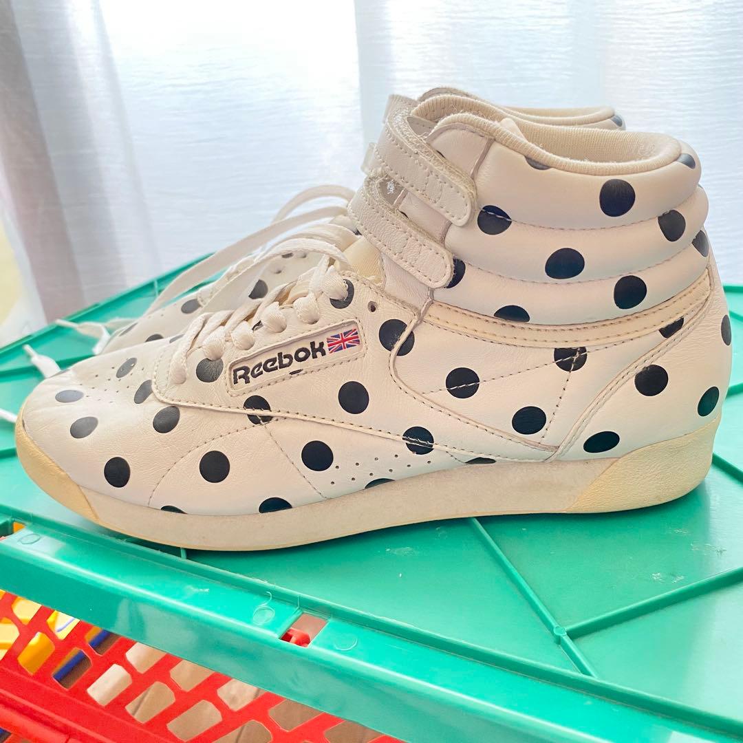 レア‼️ ドット柄 Reebok Classic フリースタイル