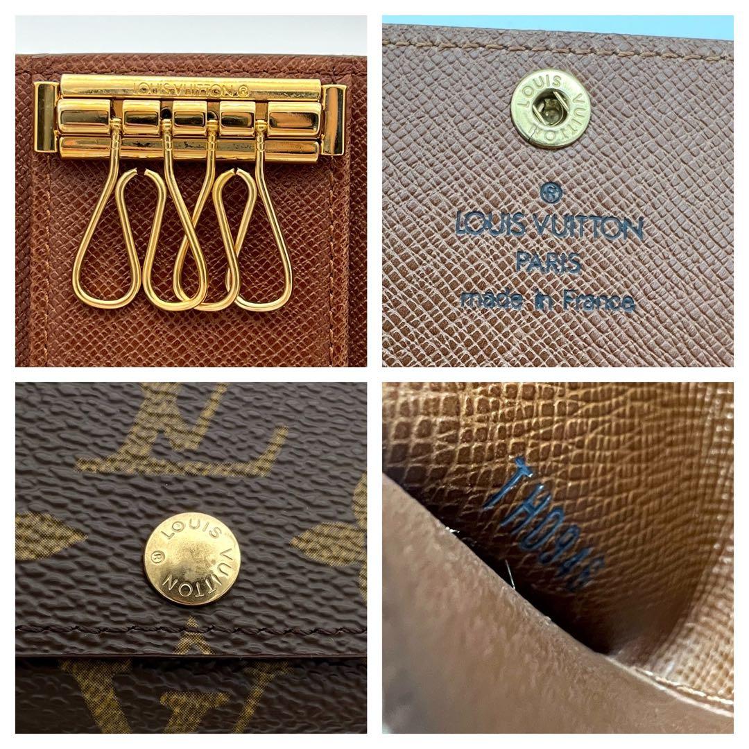LOUIS VUITTON ヴィトン モノグラム ミュルティクレ4連 キーケース