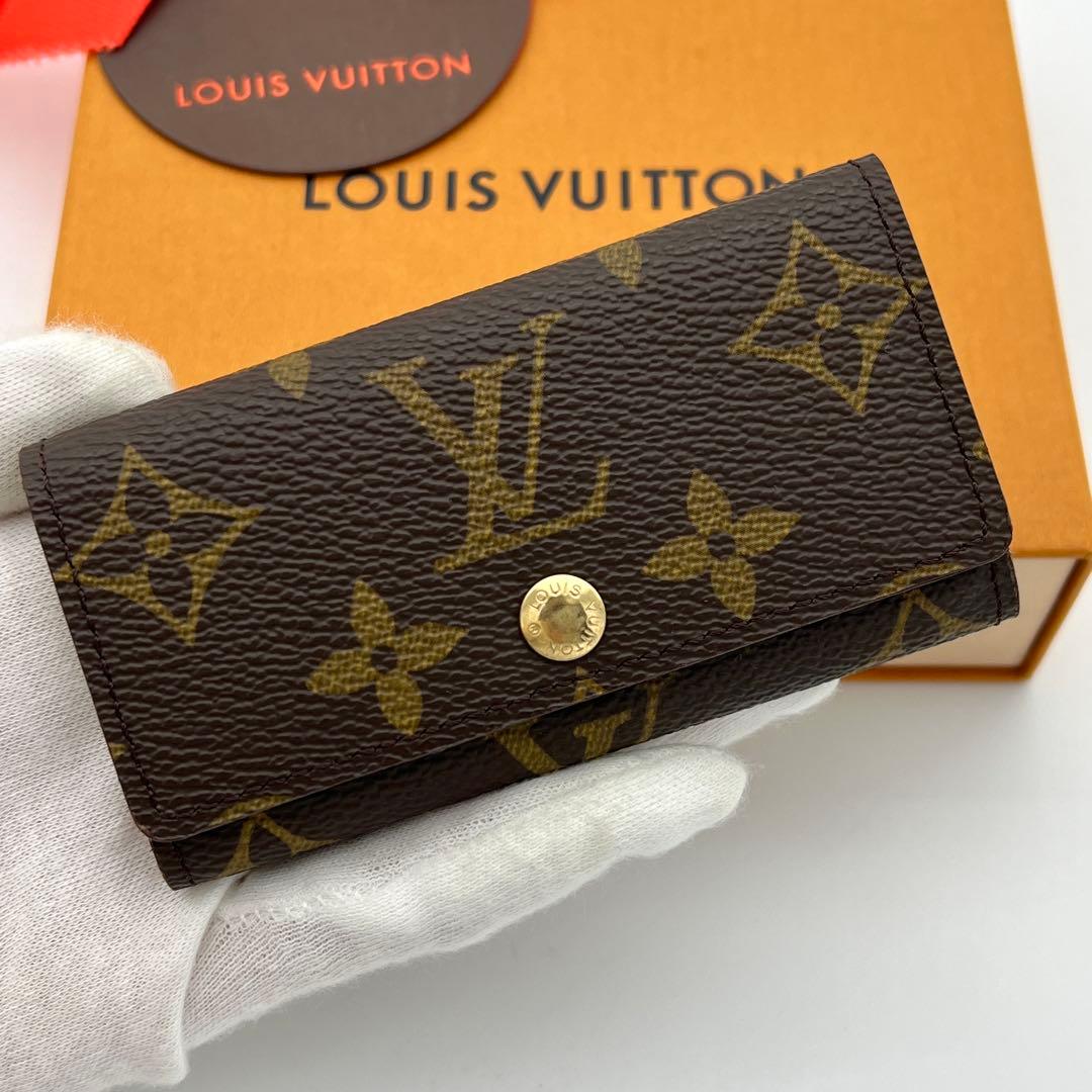 LOUIS VUITTON ヴィトン モノグラム ミュルティクレ4連 キーケース
