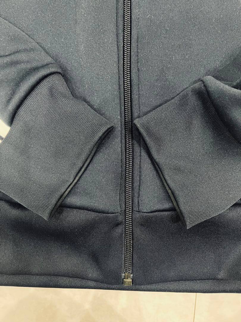 【adidas】アディダス 刺繍 トレフォイルロゴ SST ジャージ XL 紺