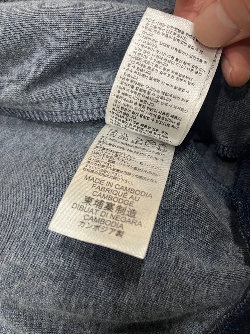 【adidas】アディダス 刺繍 トレフォイルロゴ SST ジャージ XL 紺