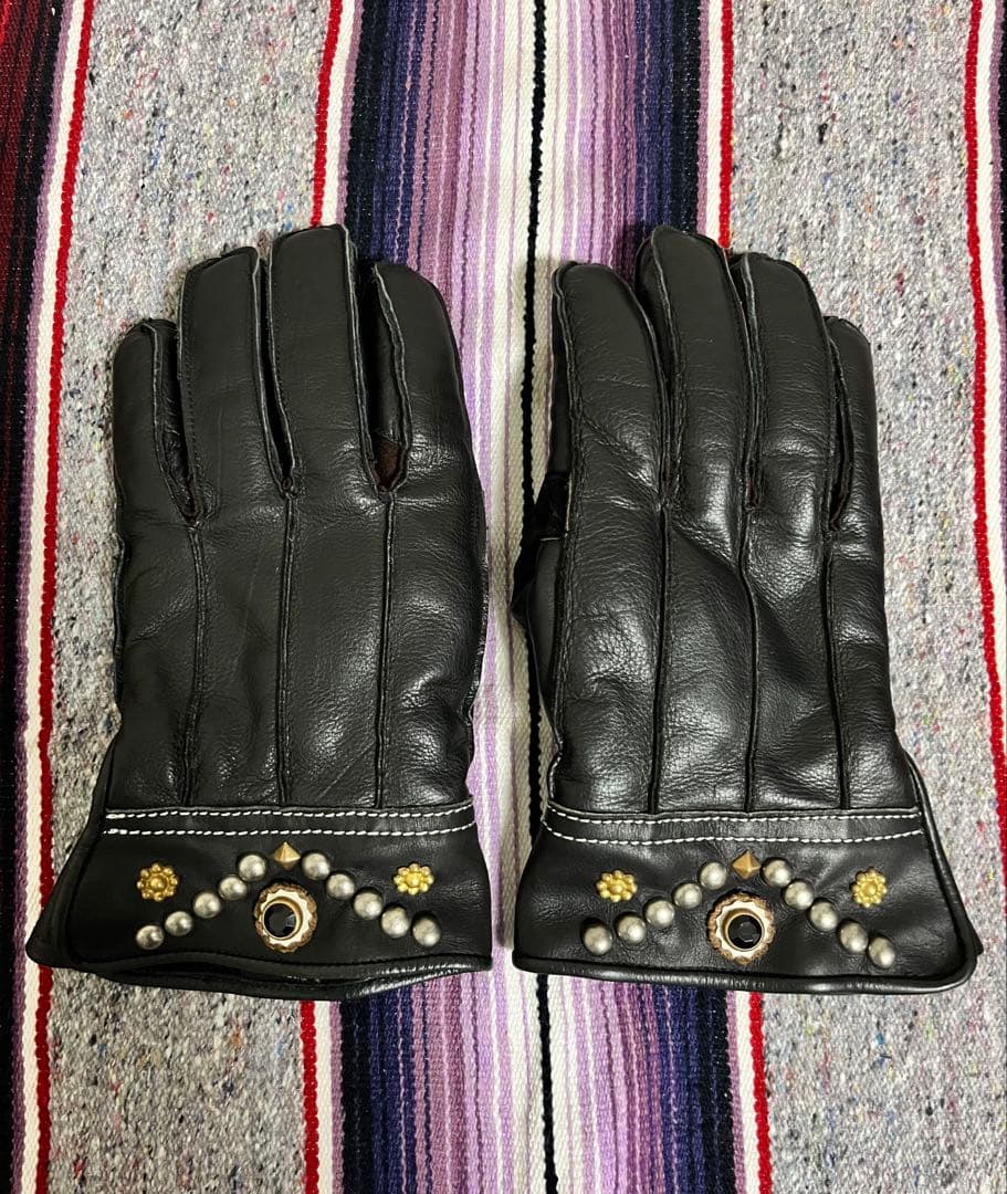 VIN&AGE ショートガントレットLサイズ スタッズ