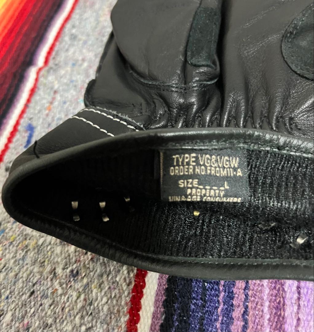 VIN&AGE ショートガントレットLサイズ スタッズ