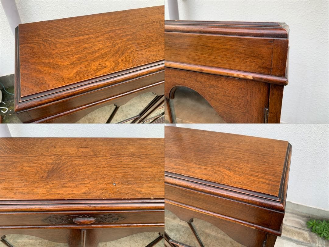 英国｜イギリス｜アンティーク｜オーク材｜ブックキャビネット｜本棚｜