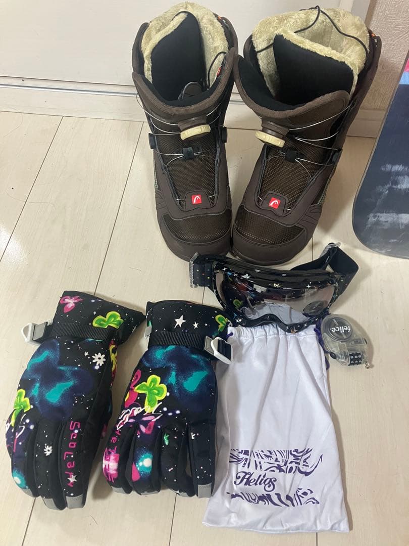 初心者オススメ　スノーボードセット　4点セット