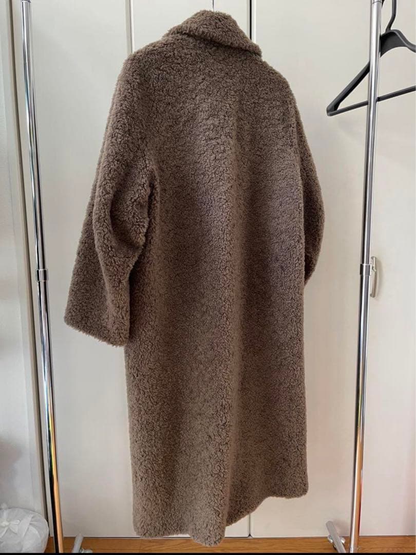 21AW CASA FLINE ボアウールロングコート　カーサフライン