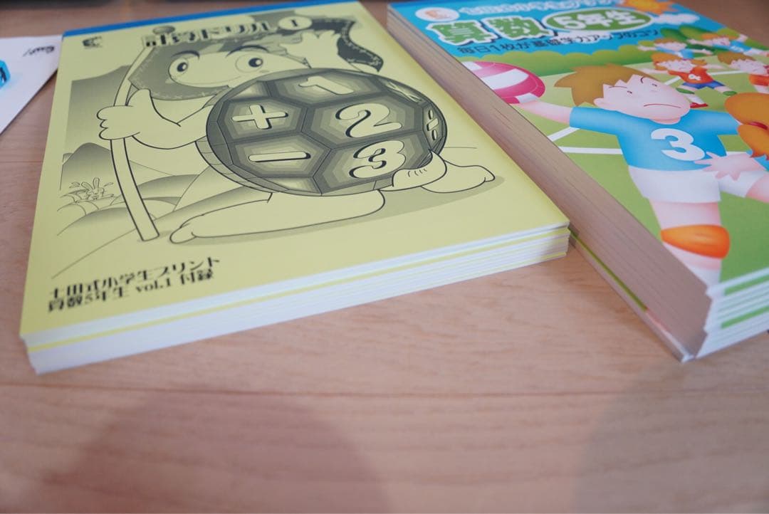 七田式小学生プリント　国語・算数 5年生 プリント 2冊セット