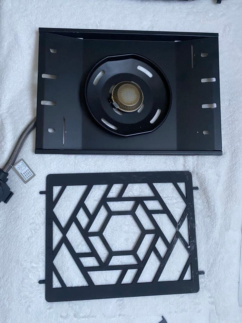 スノーピーク　フラットバーナー　五徳　IGT ブラックキャンプ