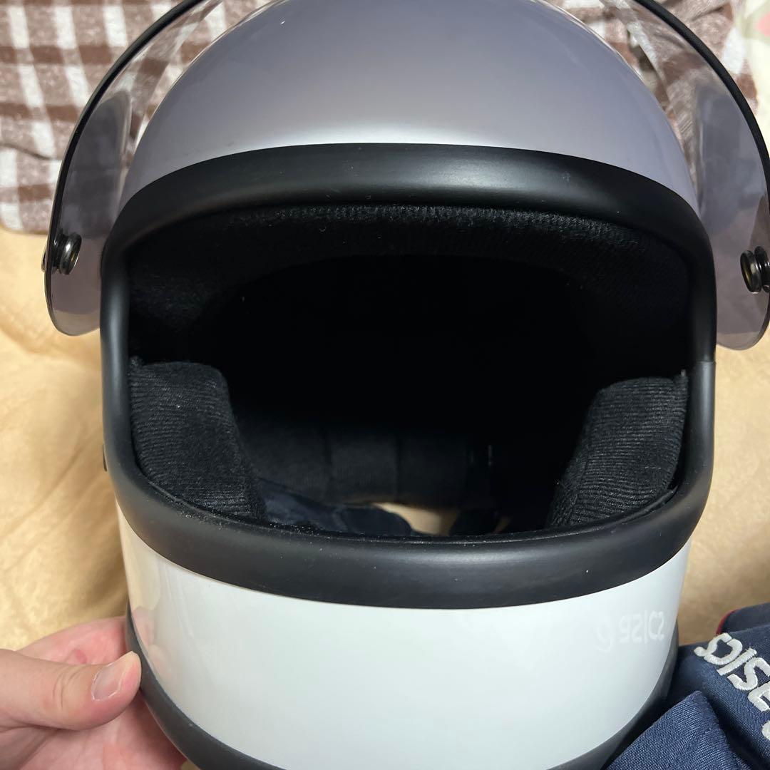 ネオライダース GT7-OT 族ヘル クリア&ダークスモークシールド付き