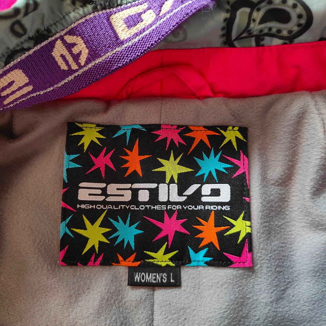 ESTIVO スキースノボー雪遊びウエア　上下セット　サイズLサイズ