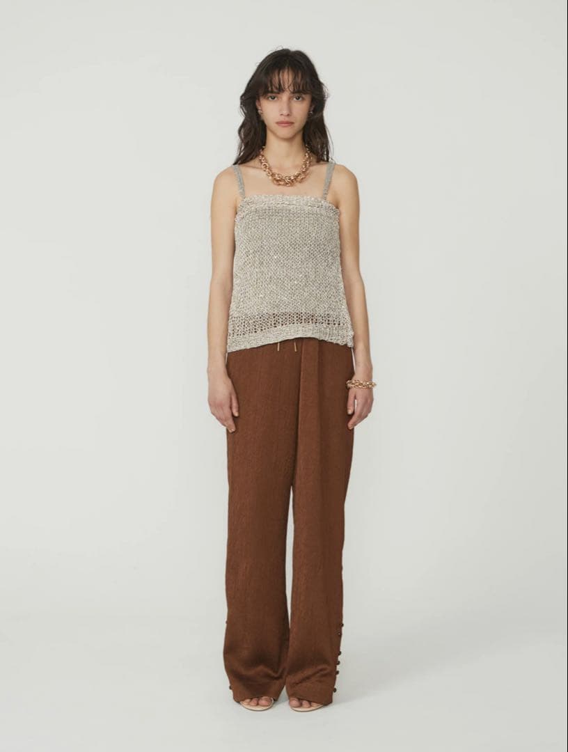 新品未使用 eaphi SPANGLE KNIT MINI SKIRT