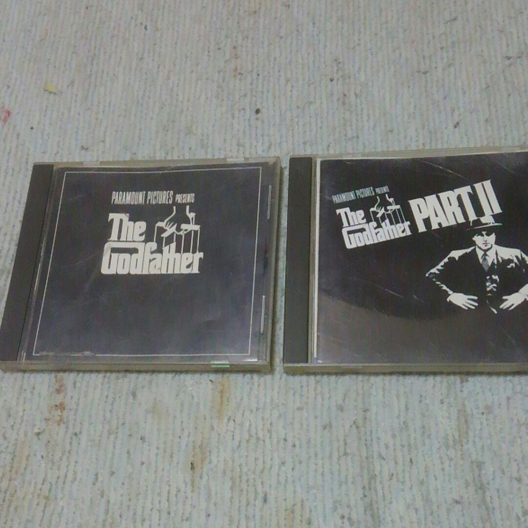 CD 　「ゴッドファーザー」「ゴッドファーザーPART Ⅱ」ケース傷、変色あり