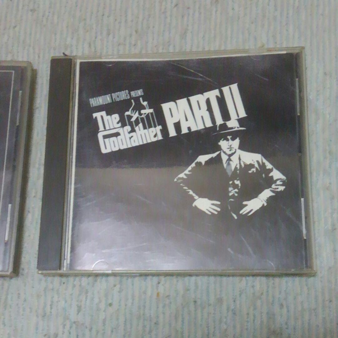 CD 　「ゴッドファーザー」「ゴッドファーザーPART Ⅱ」ケース傷、変色あり