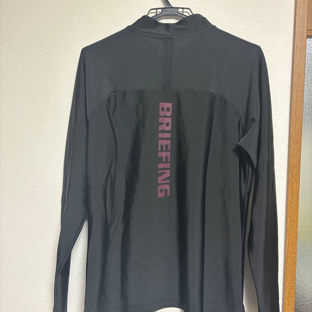 BRIEFING ハーフジップシャツ M ブラック