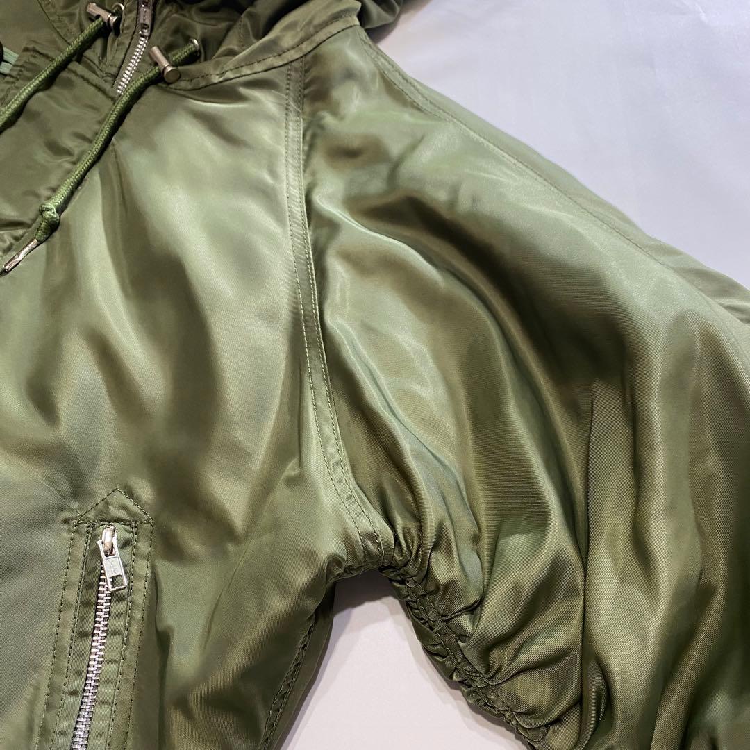type N2B フライトジャケット flight bomber カーキ　短丈