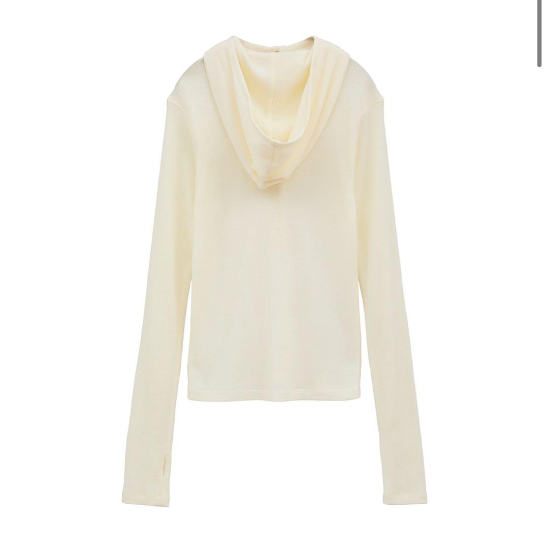 CLANE Wool Rib Hooded Tight Tops 2サイズ