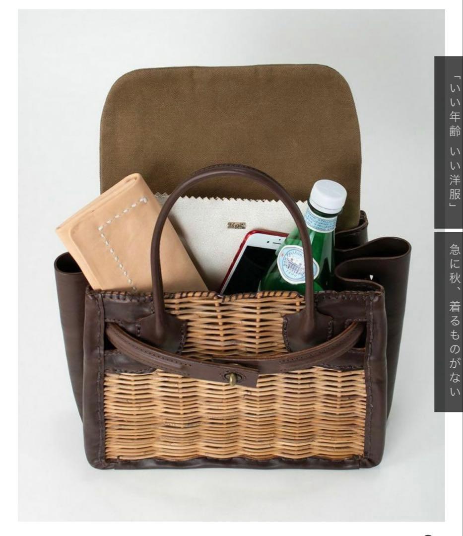 ebagos エバゴス オイルショルダーベルトバッグ スタイリストバッグ 茶