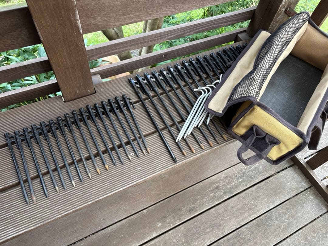 スノーピーク ソリッドステーク、ペグ、マルチコンテナM セット