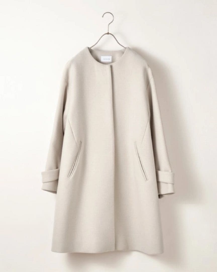 green label relaxing ソフトメルトン Aライン コート