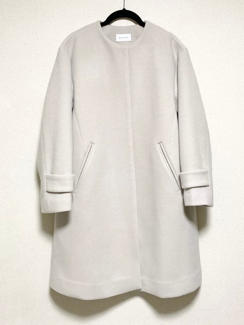 green label relaxing ソフトメルトン Aライン コート