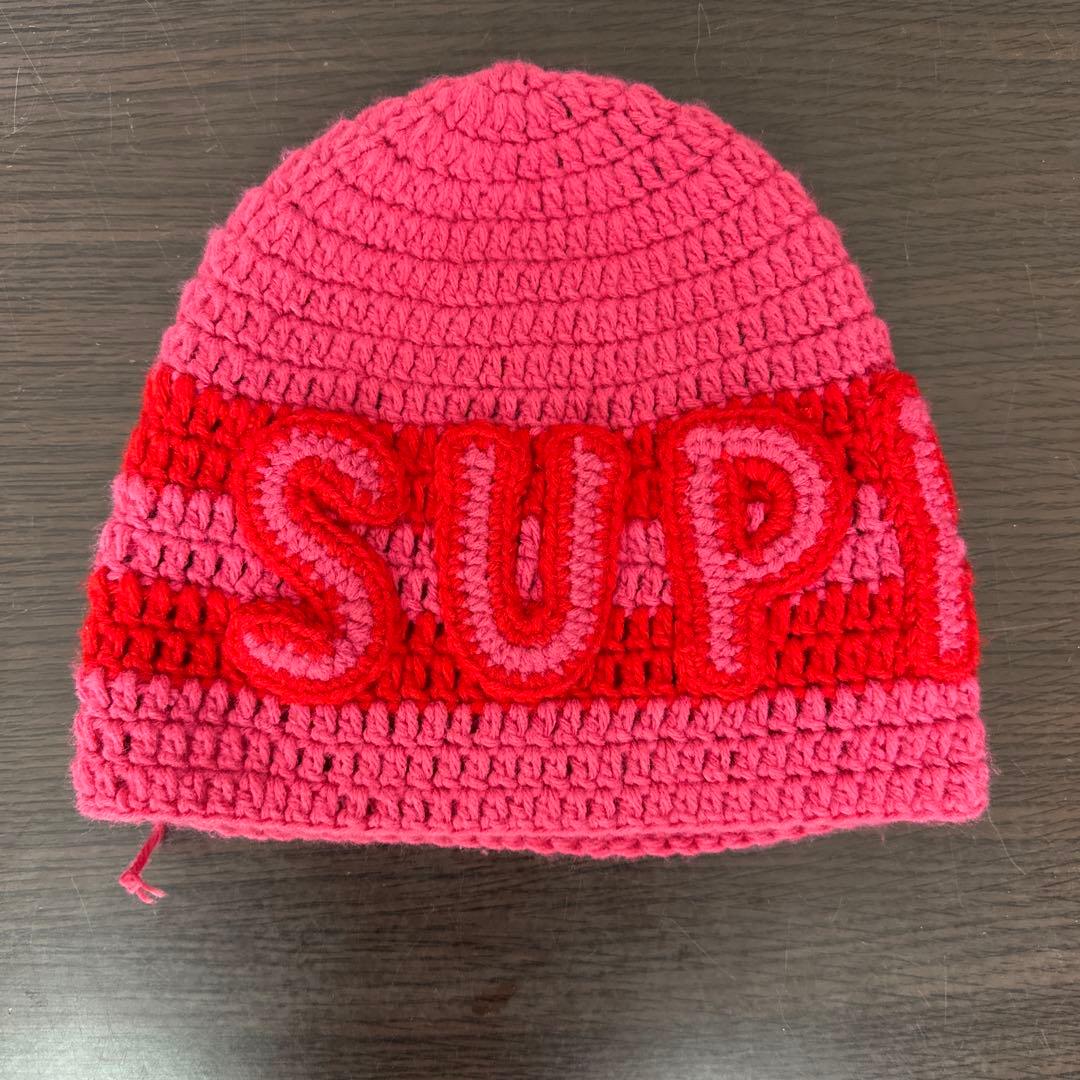 帽子 Supreme Crochet Logo Beanie \