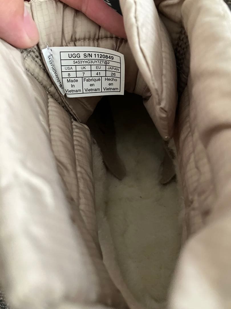 UGG アグ ムートンブーツ レースアップブーツ 26cm メンズ