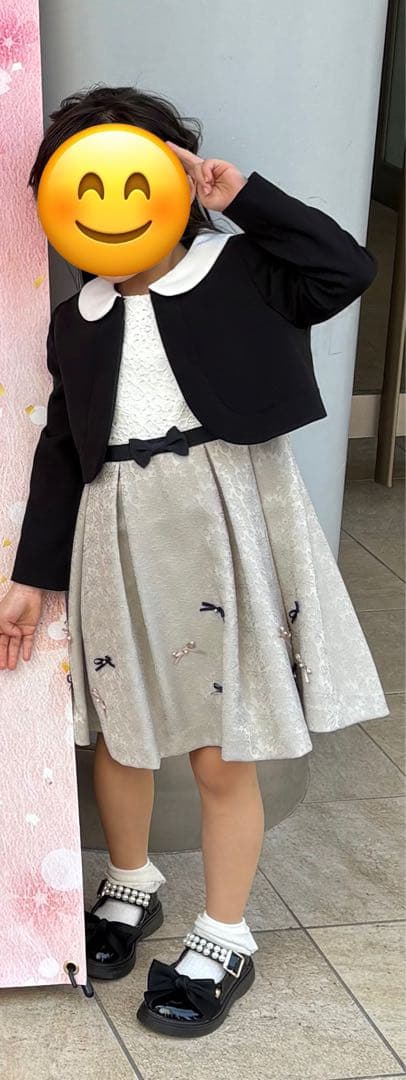 フォーマルドレス 2点セット (黒・白)