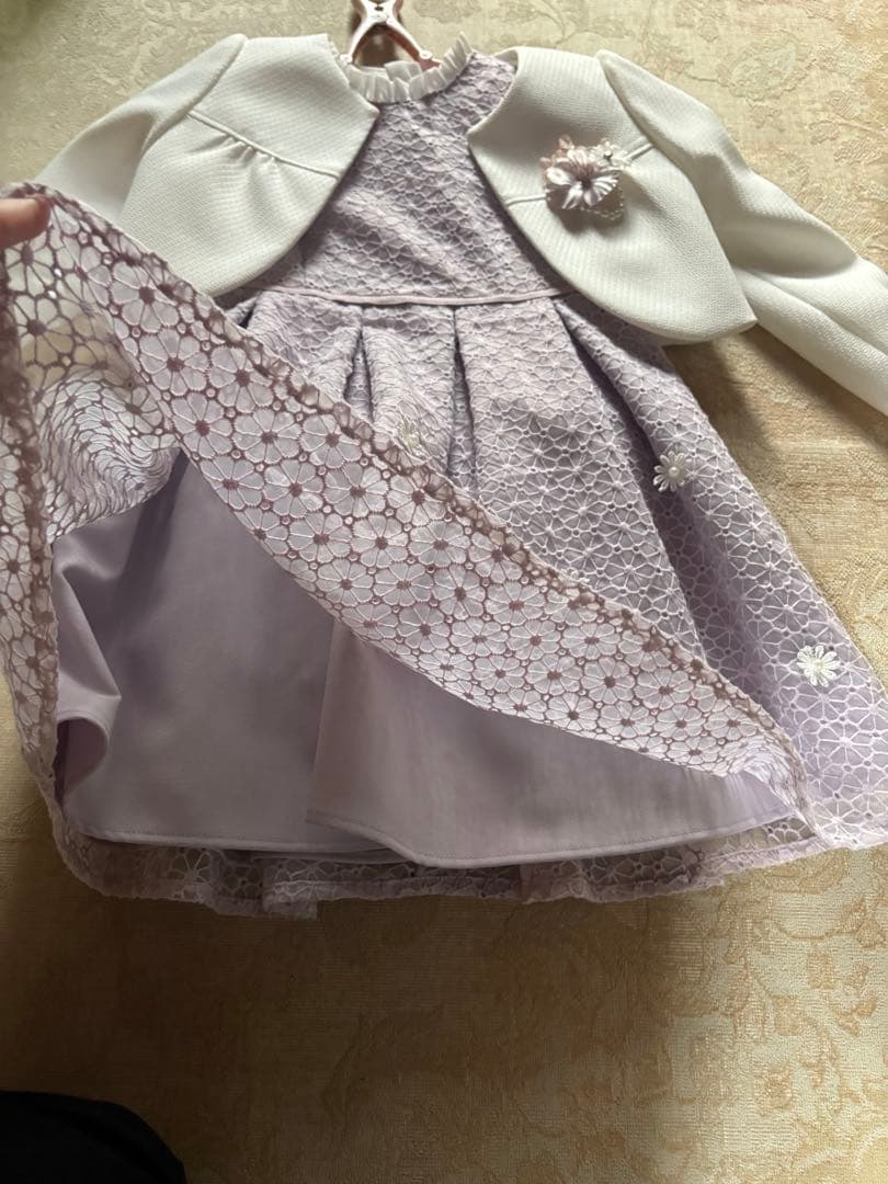 フォーマルドレス 2点セット (黒・白)