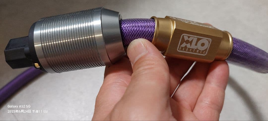 XLO ELECTRIC 高品質シールドケーブル パープル 約1、5メートル