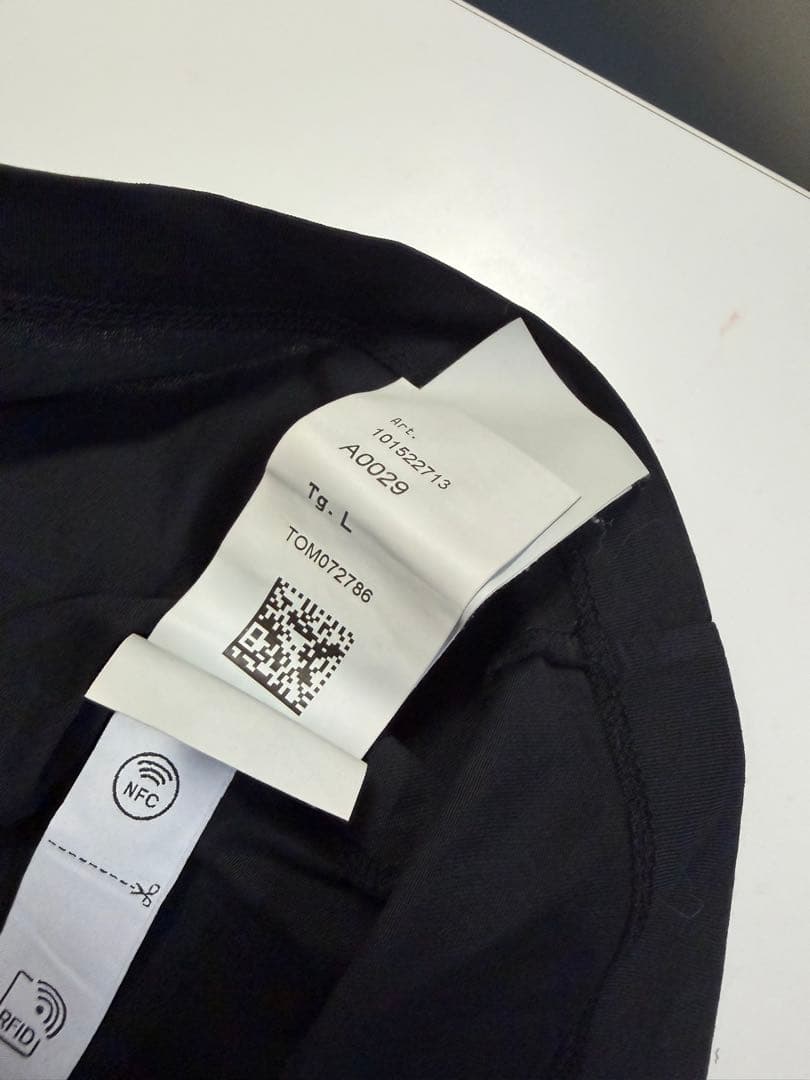 STONE  ブラック　長袖カットソー L ロン T