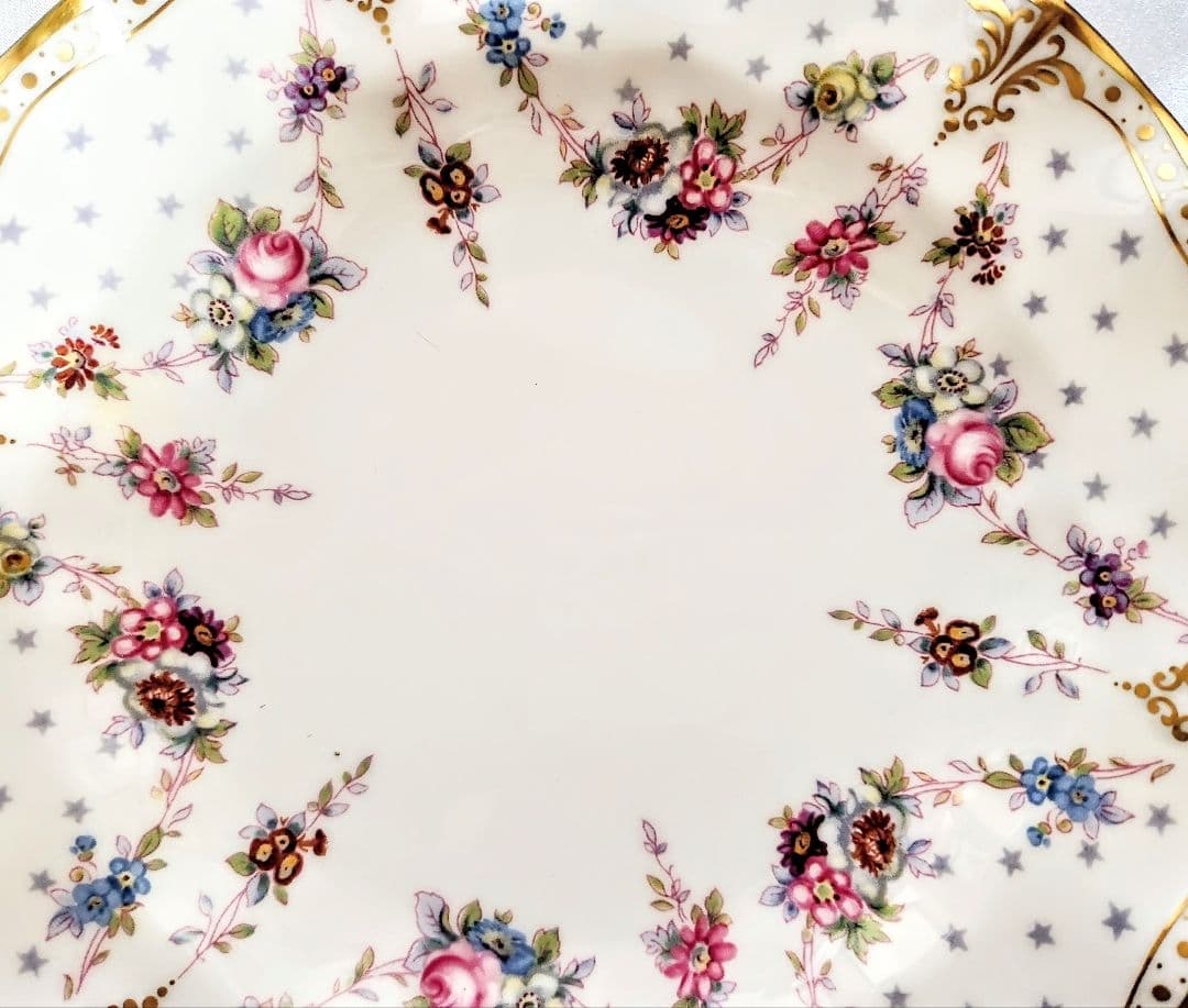 ロイヤルクラウンダービー【ほぼ新品】ロイヤルアントワネット20cmプレート　2枚