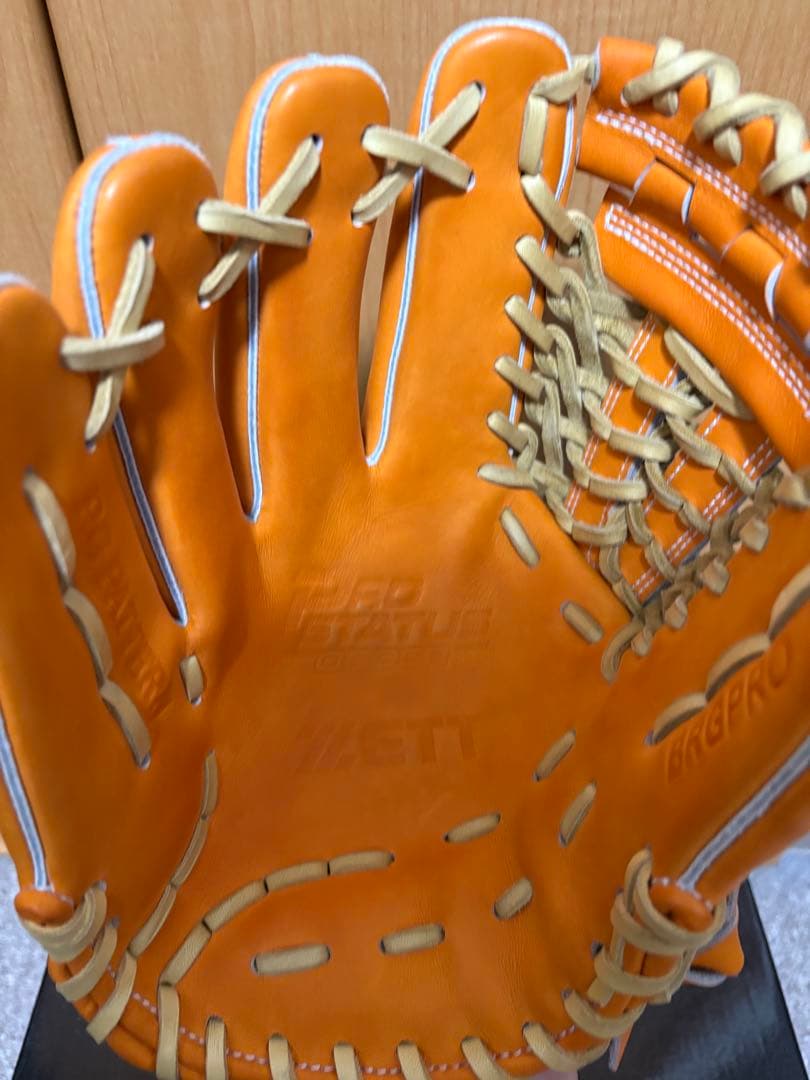 ZETTプロステイタス 今宮モデル軟式オーダーグラブ　オレンジ