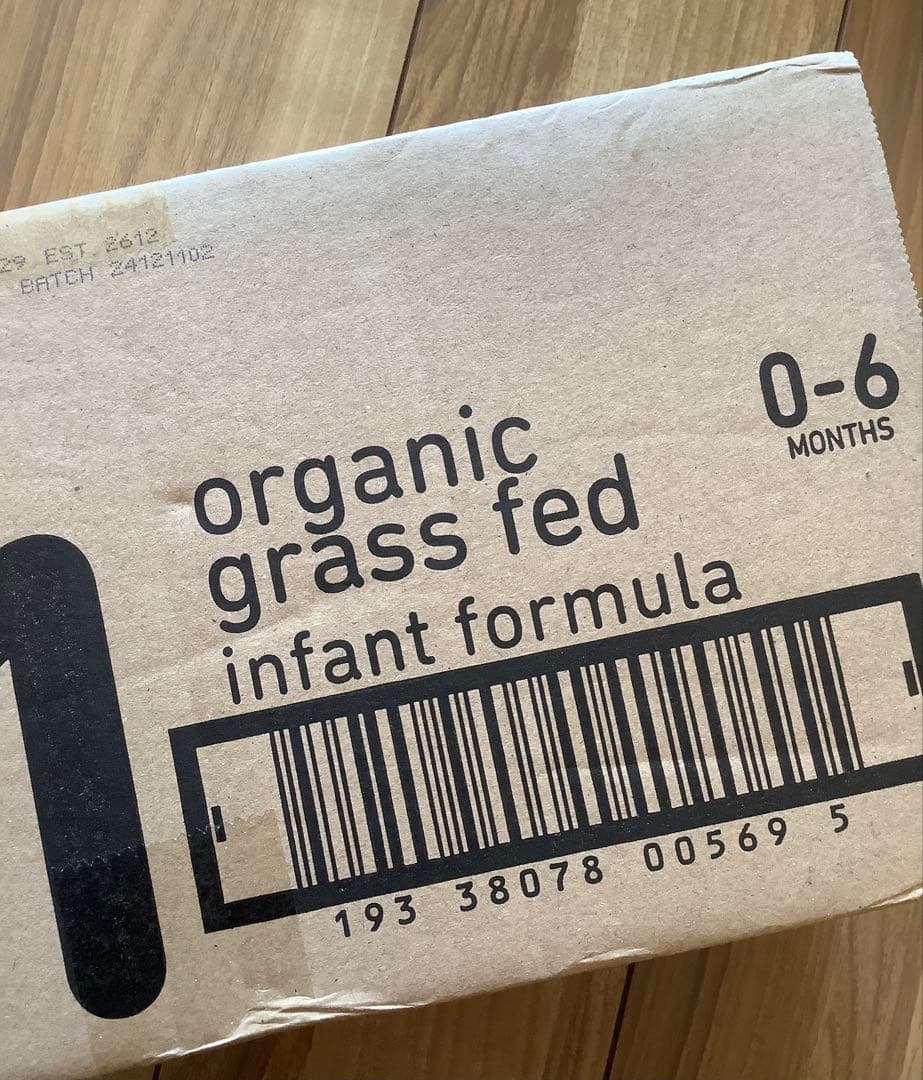 Bubs バブス牛のオーガニック粉ミルク ステップ1(生後0日〜6ヶ月) 1缶