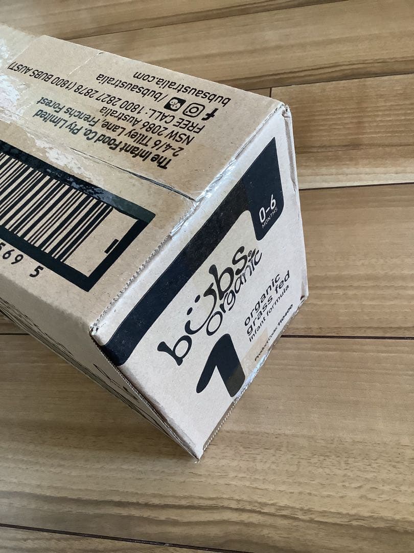 Bubs バブス牛のオーガニック粉ミルク ステップ1(生後0日〜6ヶ月) 1缶